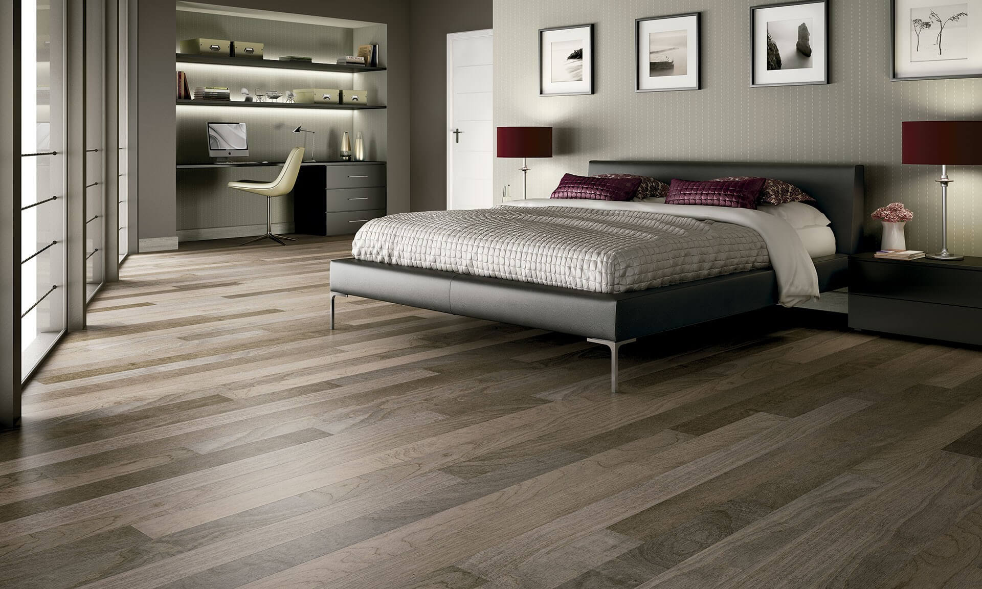 Bedroom vinyl flooring | Budget Flooring, Inc.