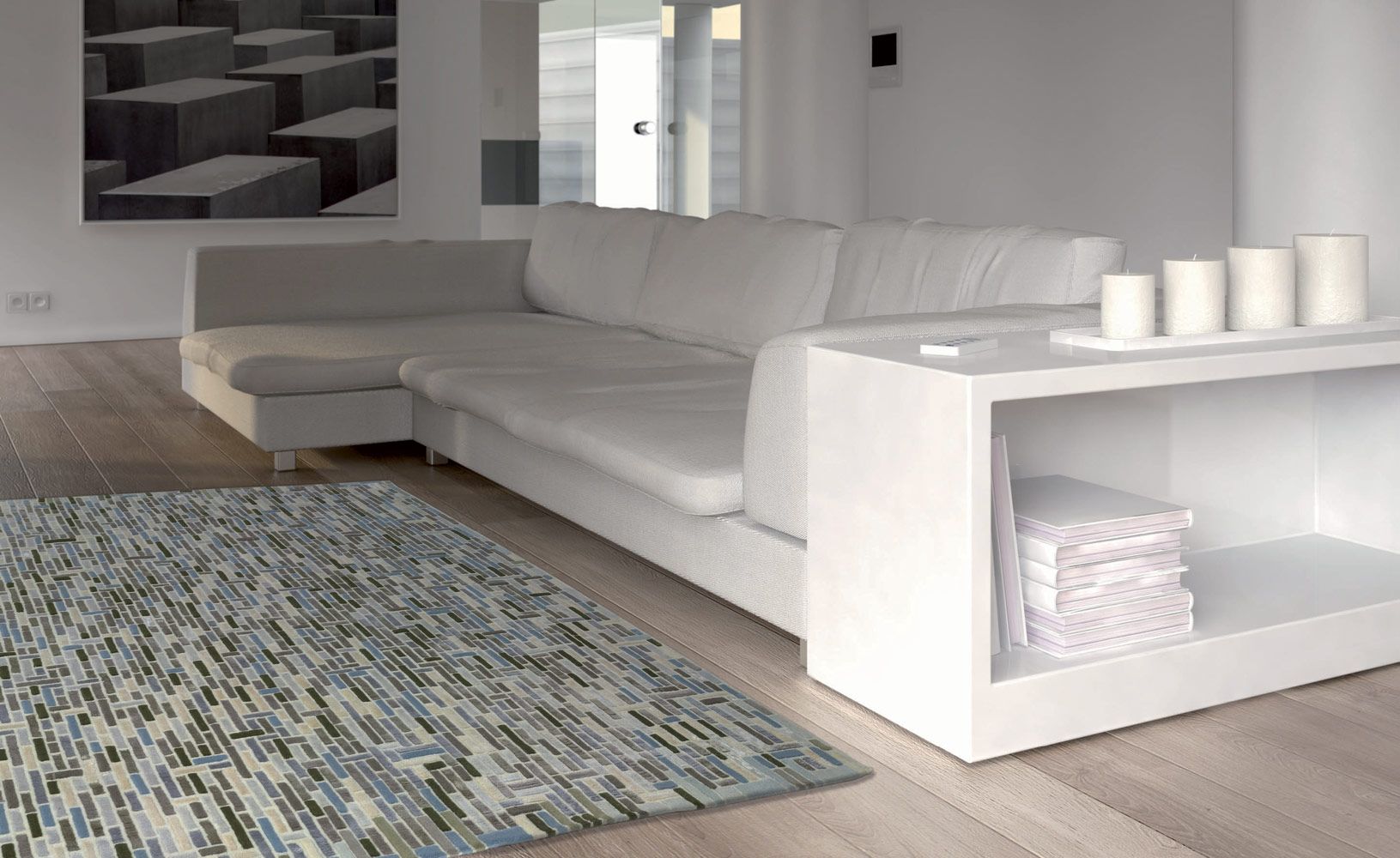 Sofa on Laminate floor | Budget Flooring, Inc.